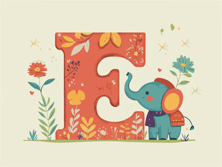 ABC Learning Fun: Alphabet Flashcards & Tracing Activities with Illustrations