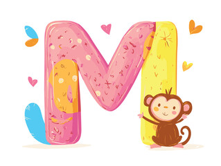 ABC Learning Fun: Alphabet Flashcards & Tracing Activities with Illustrations