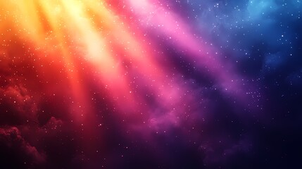 Digital technology rainbow-colored luminous ray illustration poster background