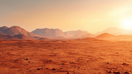 Desert landscape at sunset nature photography arid environment scenic view