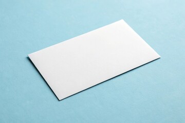 Simple Business Card Layout on Light Blue Background, clean typography, , light blue color scheme, simple business card layout