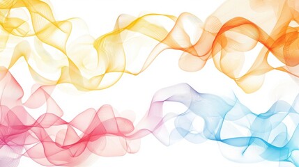 Abstract Colorful Waves