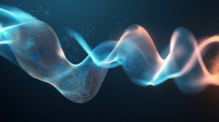 Fototapeta premium Abstract Waveform