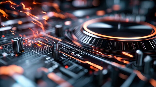 Futuristic DJ Mixer