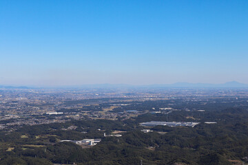皇鈴山からの眺望（埼玉県東秩父村）
