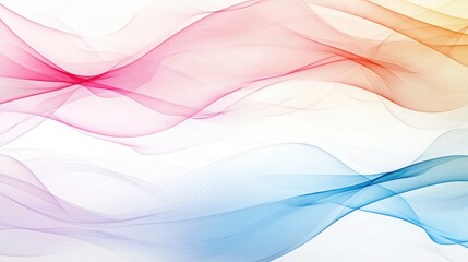 Abstract Colorful Waves