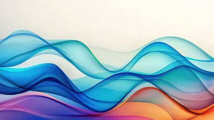 Fototapeta premium Abstract Colorful Waves