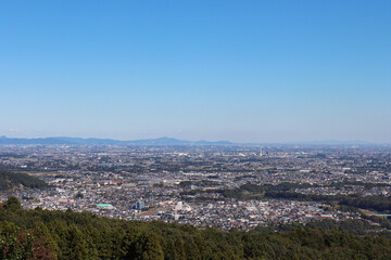 寄居町付近の街並み（埼玉県寄居町）