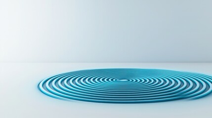 Abstract Blue Spiral