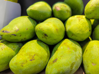 fresh green mango fruit