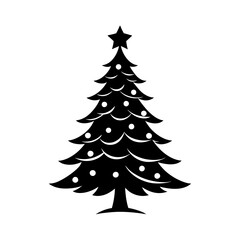 Christmas tree vector illustration 