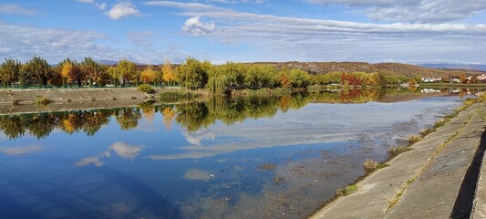 landscape with lake
