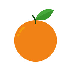 illustration of an orange 