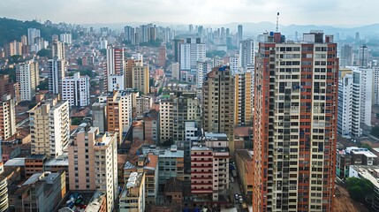 Obraz premium Robust urban development historical sites with prefabrication balancing preservation with modern infrastructure improvements