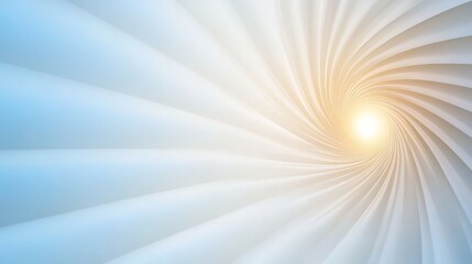 Obraz premium Abstract Smooth Gradient Spiral with Sleek Design in Soft Tones and Light