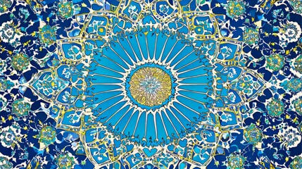 Fototapeta premium Dive into the mesmerizing world of Retjehcrafter's Geometric Harmony concept