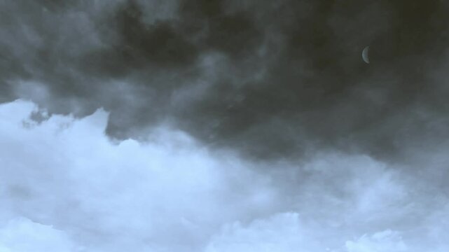 background of blue clouds in the sky