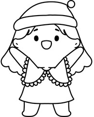 Christmas costumes Cute, Kids, Children, Clipart, PNG, Transparent, Holiday, Festive, Costume, Santa, Red, Cartoon, Doodle, Illustration