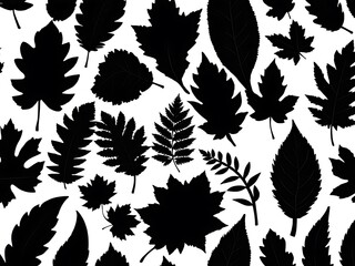 Fototapeta premium pattern with leaves