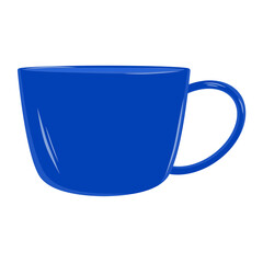 Doodle mug or cup of glass and cute hand draw illustration inspired by mug water tea  that can be use for social media, sticker, wallpaper, e.t.c with light blue color