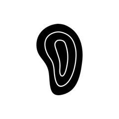 fingerprint icon, modern vector isolated on white background.