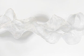 Here's a description for your image, following your specifications

 Abstract grayscale flowing...