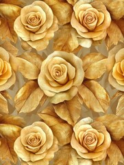 Yellow Roses On Table