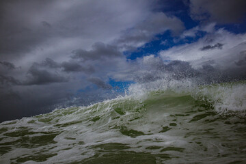 storm on the ocean