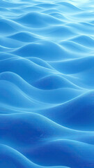 Obraz premium Gradated wave pattern in blue tone with varying line widths and subtle shading., abstract patterns, gradient effects, wavy lines, waveforms, layered textures