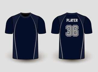 All sports player jersey design with an elegant edgy and wild look. Sports gear template mockup perfect fit for all sports. The designs that go on casual wear, shirts, fashion apparel, and all kind 