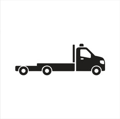 Tow truck icon. Recovery truck. Breakdown cover. Recovery service icon