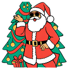  a Christmas tree decorated with gold ornaments. 4.3 png