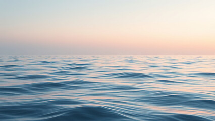 Obraz premium Serene oceanic ambiance with soft light blue hues, , peaceful scene, calming effect