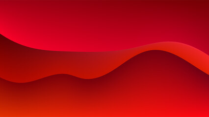 ABSTRACT BACKGROUND ELEGANT RED GRADIENT MESH SMOOTH LIQUID COLORFUL WITH WAVE SHAPES DESIGN VECTOR TEMPLATE GOOD FOR MODERN WEBSITE, WALLPAPER, COVER DESIGN 