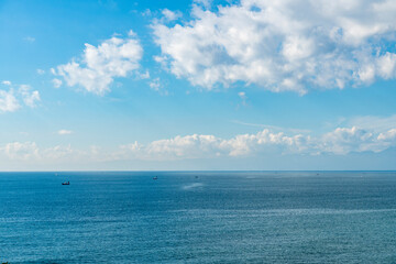 神奈川県湘南海岸の風景