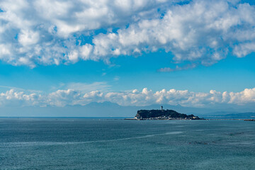 神奈川県湘南海岸の風景