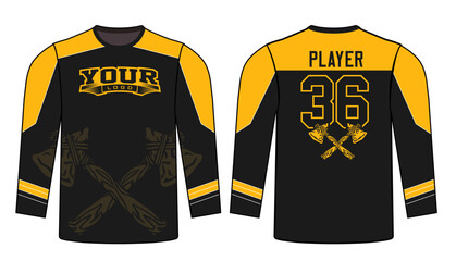 All sports player jersey design with an elegant edgy and wild look. Sports gear template mockup perfect fit for all sports. The designs that go on casual wear, shirts, fashion apparel, and all kind 