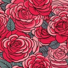 Rose pattern backgrounds flower.