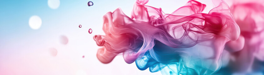 Obraz premium Dynamic colorful abstract art studio digital artwork modern design close-up creative expression