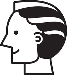 Male Face Avatar Illustration
