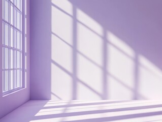 Obraz premium Room with window and white wall