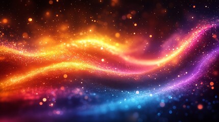 Obraz premium Explore the vibrant shimmer and dynamic gradient