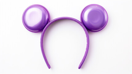 Fototapeta premium purple easter eggs on white