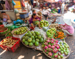Hoi An MArket, Vietnam - Blurred background