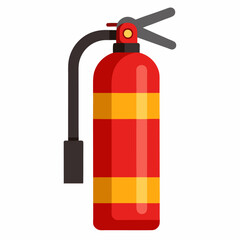 Obraz premium fire extinguisher isolated clipart cartoon Illustration drawing