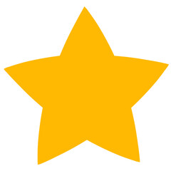 Golden star icon