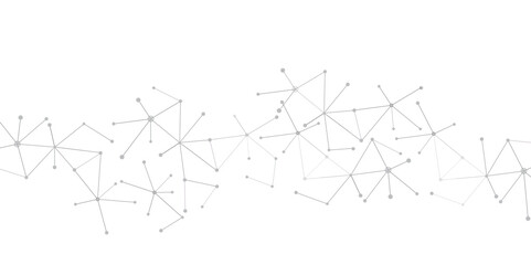 Abstract geometric background with connecting dots and lines with low poly triangle shapes. Polygonal Mesh Background Vector design digital technology concept Global network connection data structure.