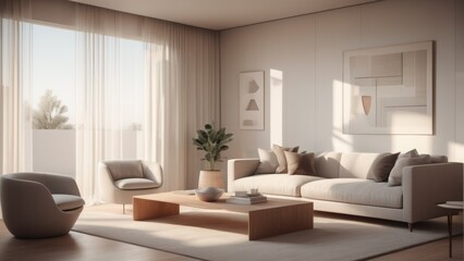 Fototapeta premium modern living room