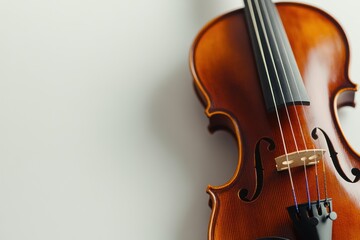 Fototapeta premium Violin for both classical and contemporary music, rich expressive sound, 