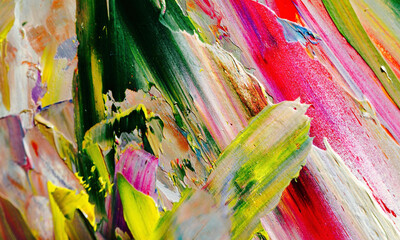 Abstract art background . Hand painting artwork on canvas .